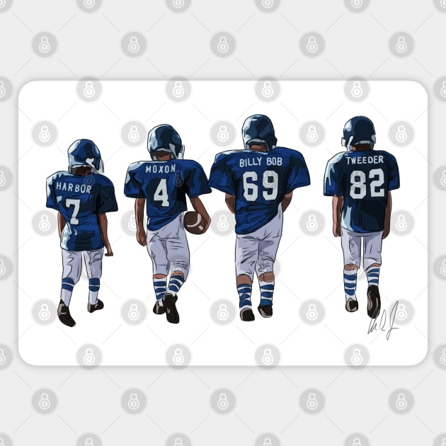 Varsity Blues: West Canaan Pee Wee Magnet by 51Deesigns